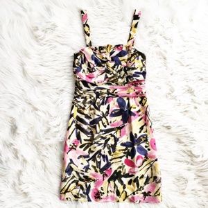 Banana Republic floral watercolor dress